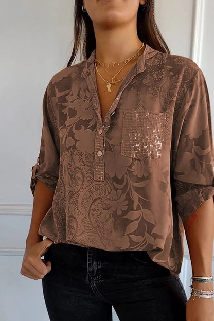 Rae | Elegant Sequin Top
