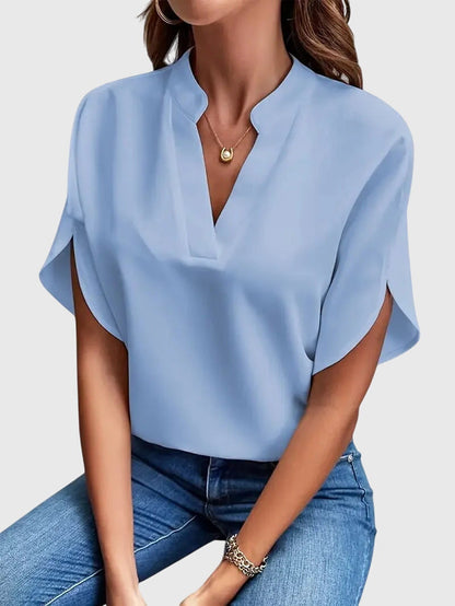 Maila | Soft and Elegant V-Neck Shirt