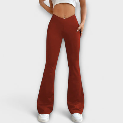 Eleni | Relaxed Pants with Flared Leg