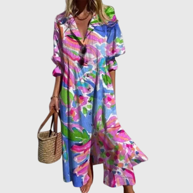 Elsie | Elegant Bohemian Maxi Dress