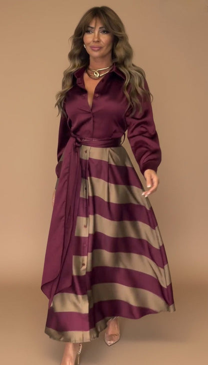 Seraphina | Striped Maxi Dress