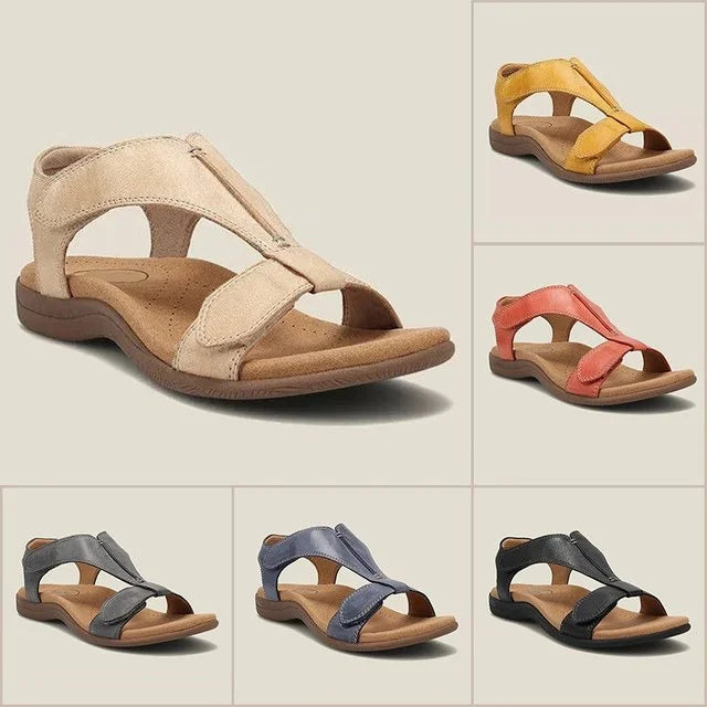 Allison – Supportive Orthopaedic T-Strap Sandals