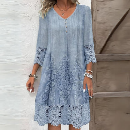 Odette | Floral Midi Dress