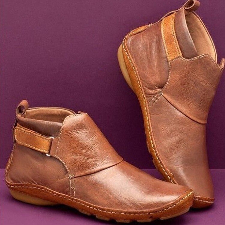 Tabatha – Orthopaedic Ankle Boots with Adjustable Strap