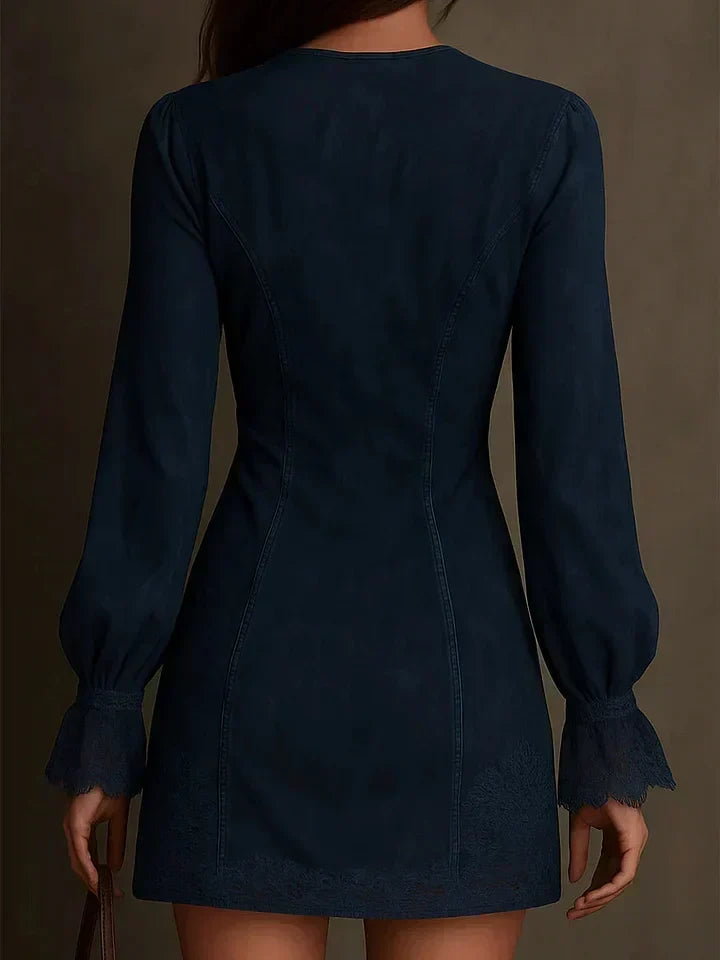 Fernanda | Suede-Look Mini Dress