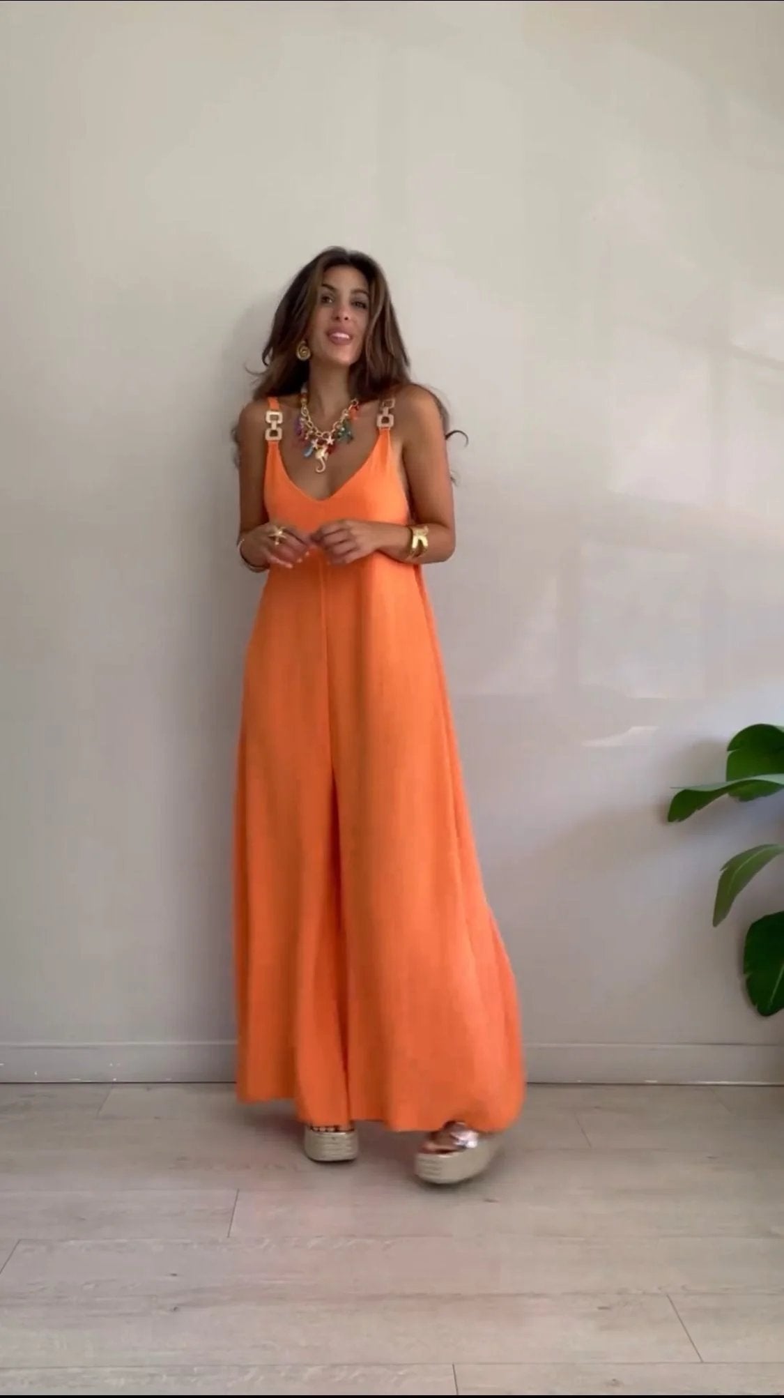 Willa – Relaxed Wide-Leg Sleeveless Jumpsuit