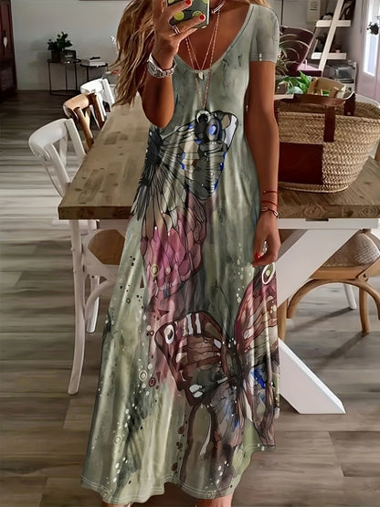 Elina | Artistic Tummy-Flattering Dress