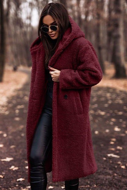 Rosemary – Oversized Teddy Fleece Coat