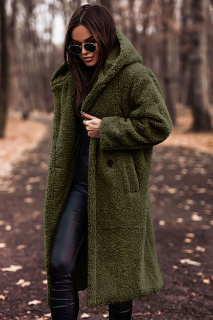 Rosemary – Oversized Teddy Fleece Coat