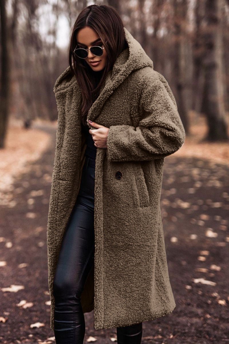 Rosemary – Oversized Teddy Fleece Coat