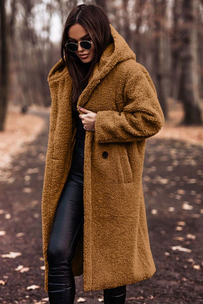 Rosemary – Oversized Teddy Fleece Coat