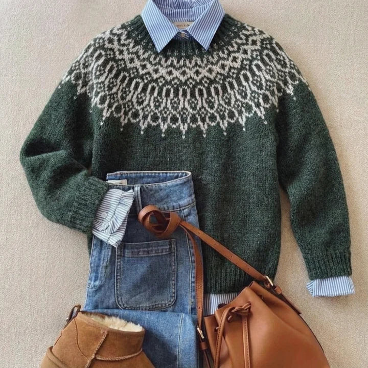 Mona – Fair Isle Knit Jumper