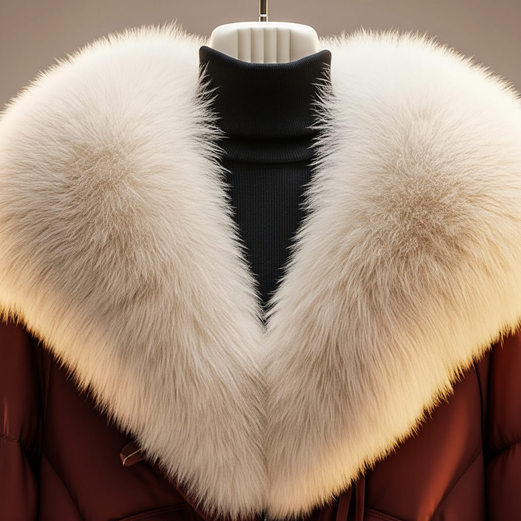 Hazel – Quilted Puffer Jacket with Faux Fur Collar