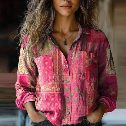 Juniper | Bohemian Pattern Vintage Blouse