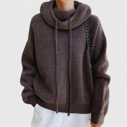 Glenda – Relaxed Knit Hooded Pullover