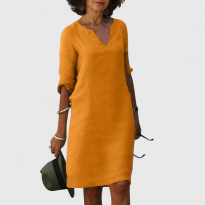 Hadassah | Comfortable V-Neck Dress