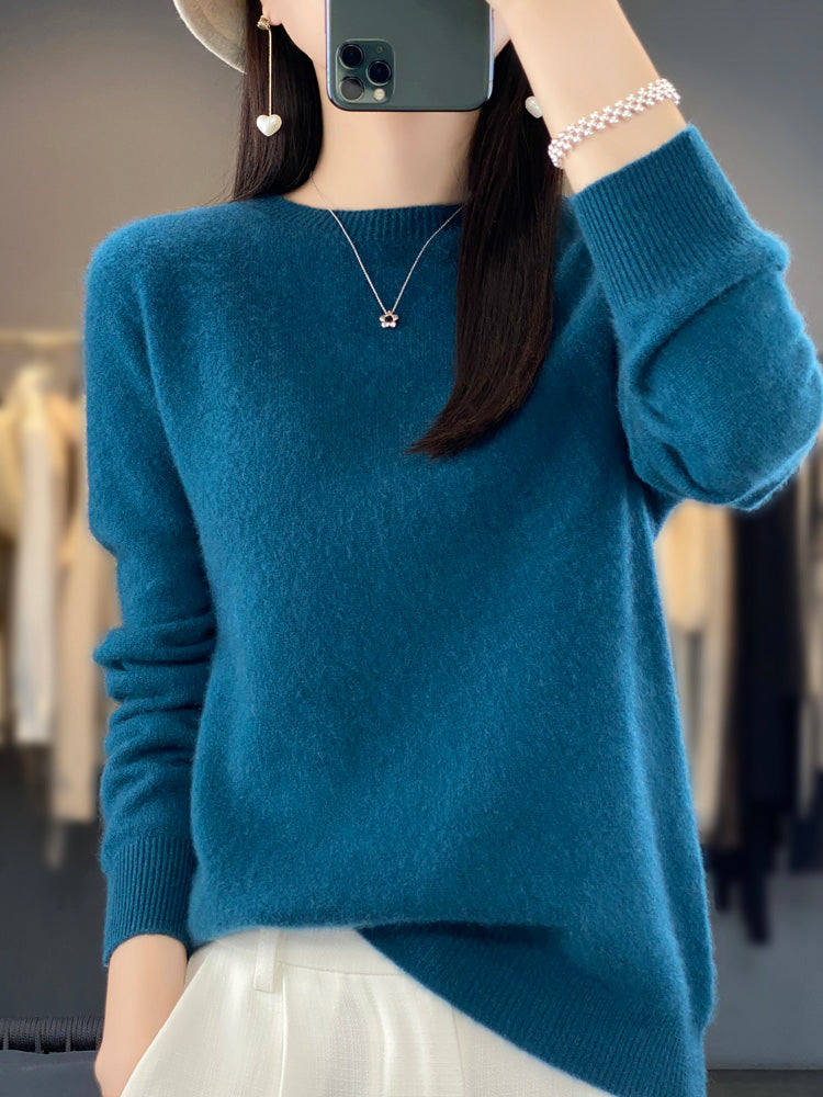 Leanne – Soft Knit Relaxed Crew Neck Jumper