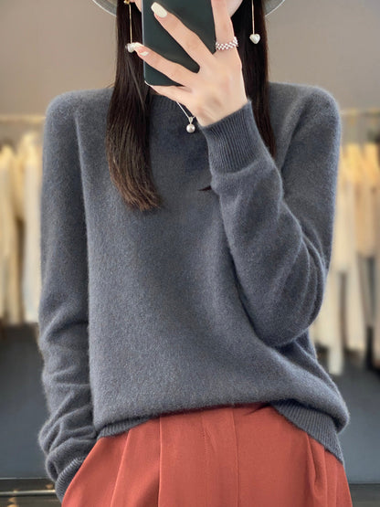 Leanne – Soft Knit Relaxed Crew Neck Jumper