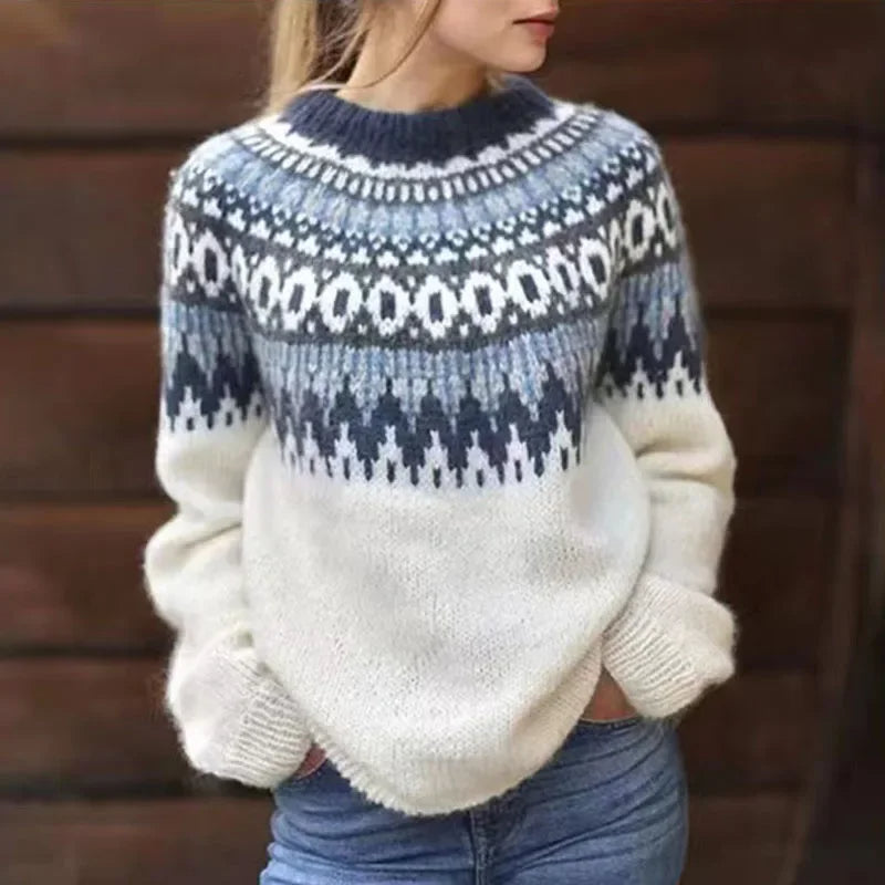 Earlene – Fair Isle Knit Jumper