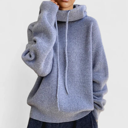 Glenda – Relaxed Knit Hooded Pullover