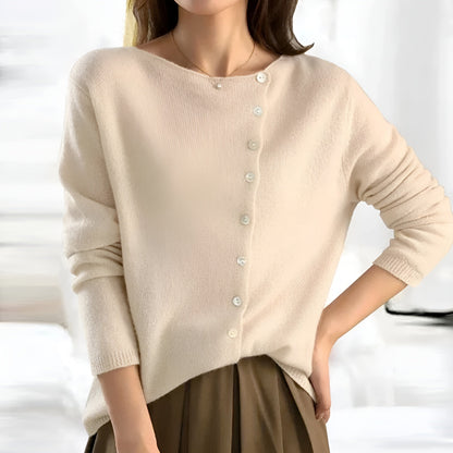 Joanne – Soft Knit Button-Front Cardigan