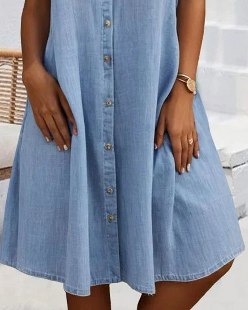 Wisdom | Lightweight Denim-Look Dress