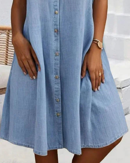 Wisdom | Lightweight Denim-Look Dress