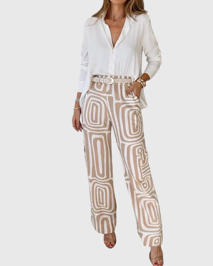 Averie | Stylish Pants + Free Blouse & Belt