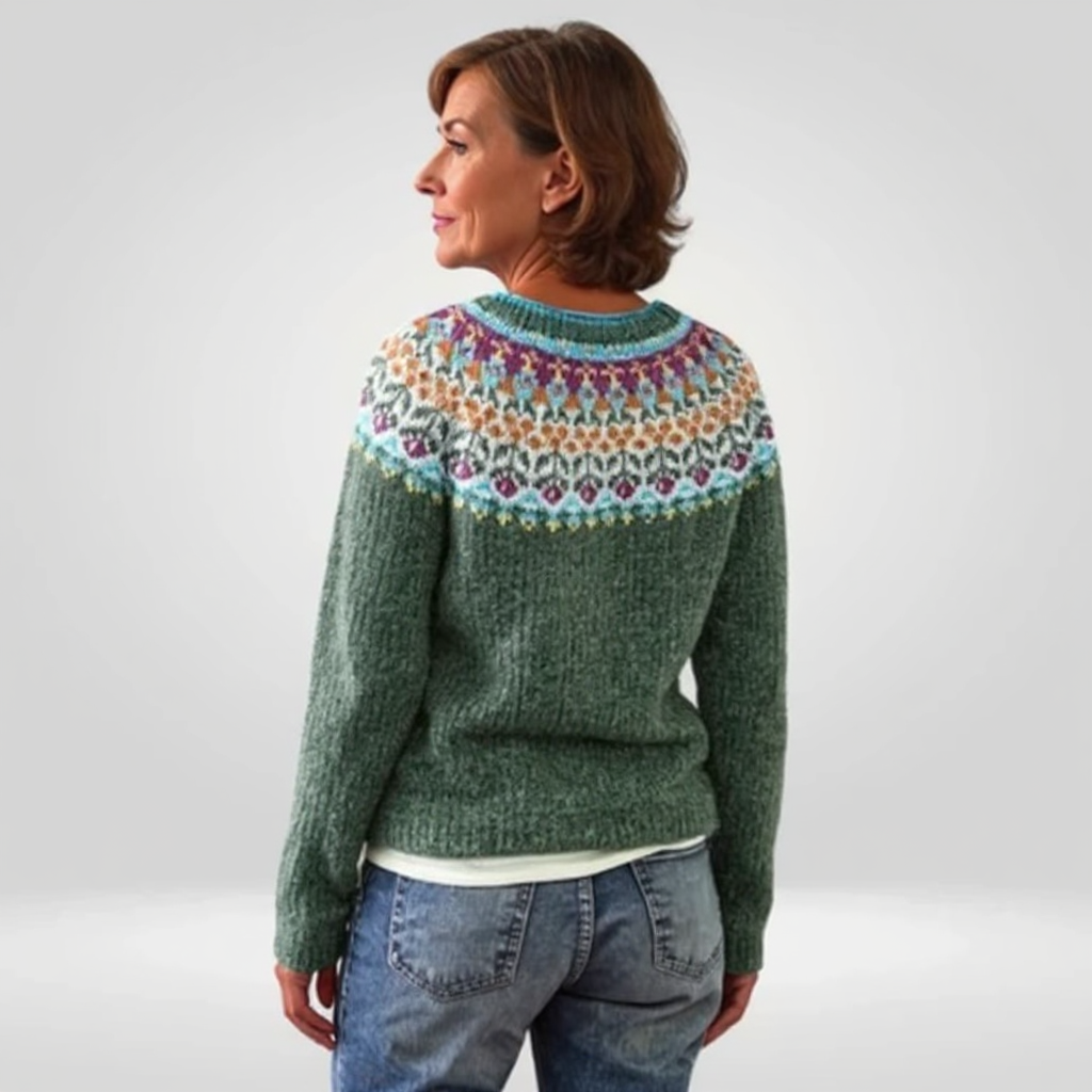 Doris – Fair Isle Knit Jumper