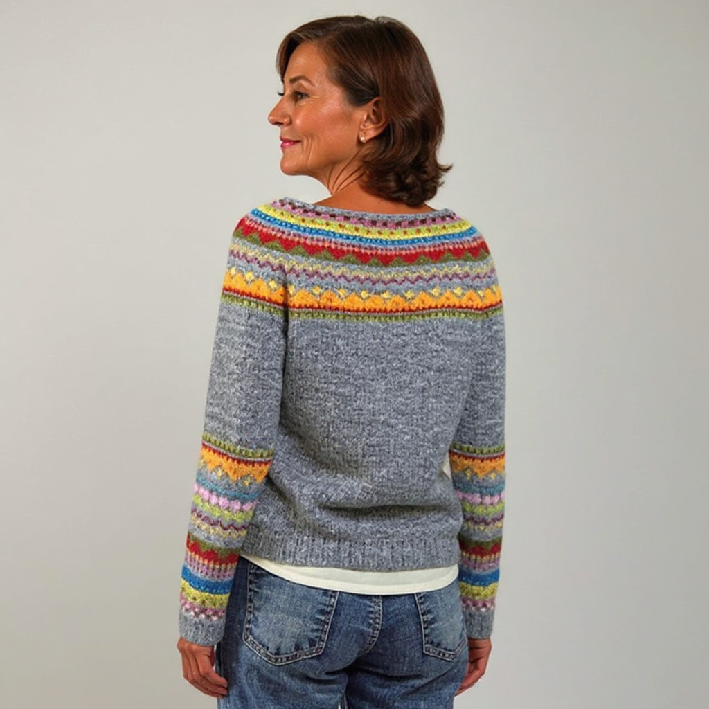 Rosa – Patterned Knit Jumper