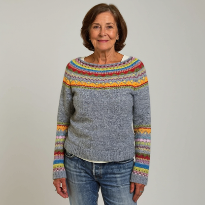 Rosa – Patterned Knit Jumper
