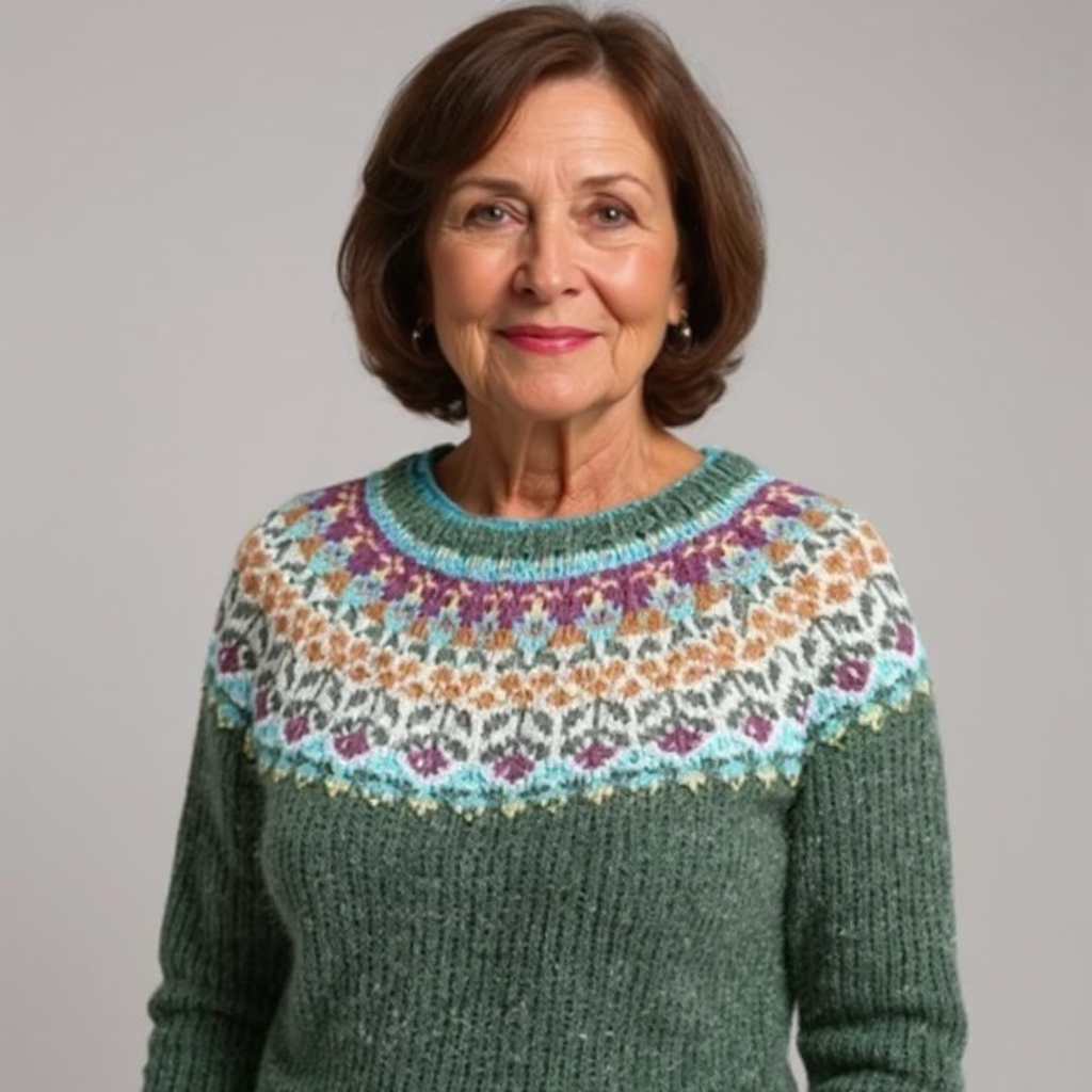 Doris – Fair Isle Knit Jumper