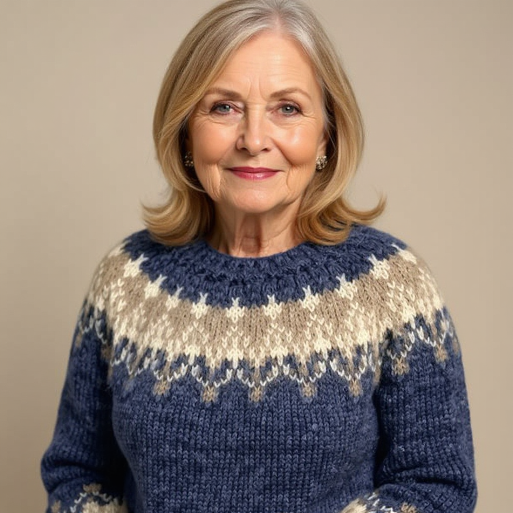 Lucille – Nordic Fair Isle Knit Jumper