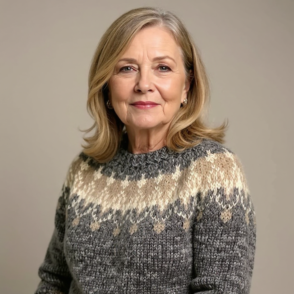 Lucille – Nordic Fair Isle Knit Jumper