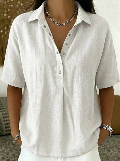 Mayim | Blouse with Collar and Button