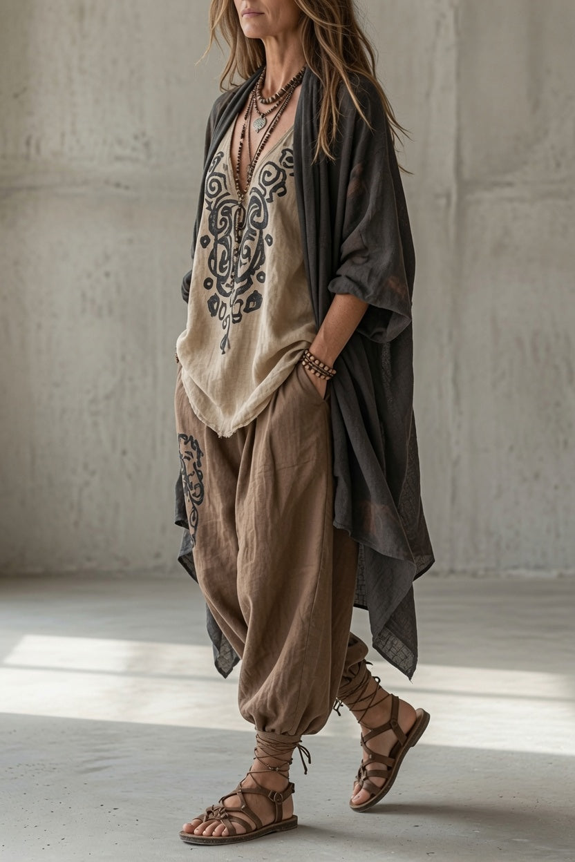 Dorothy – Printed Bohemian Three-Piece Set