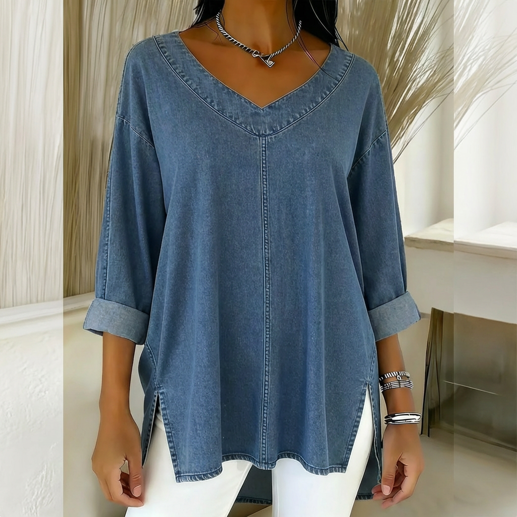 Tallulah | Stylish Denim Top