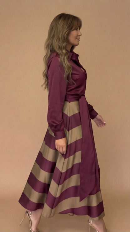 Seraphina | Striped Maxi Dress