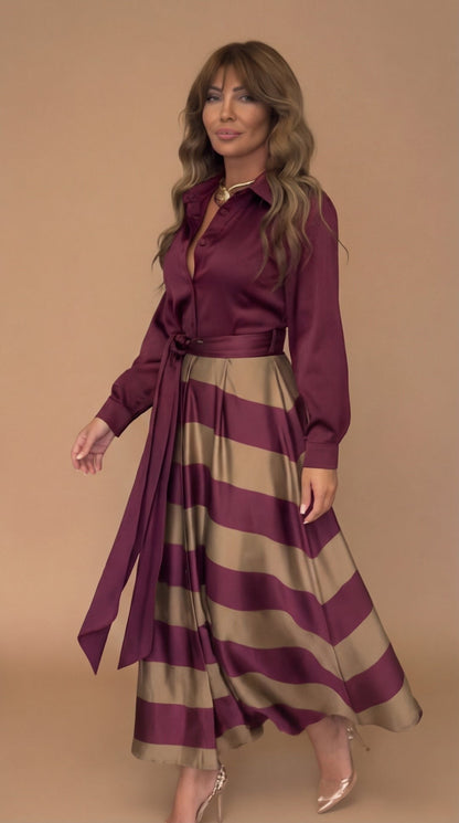 Seraphina | Striped Maxi Dress