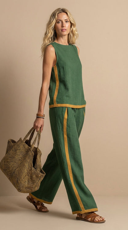Judy | Breezy Linen-Look Two-Piece Set