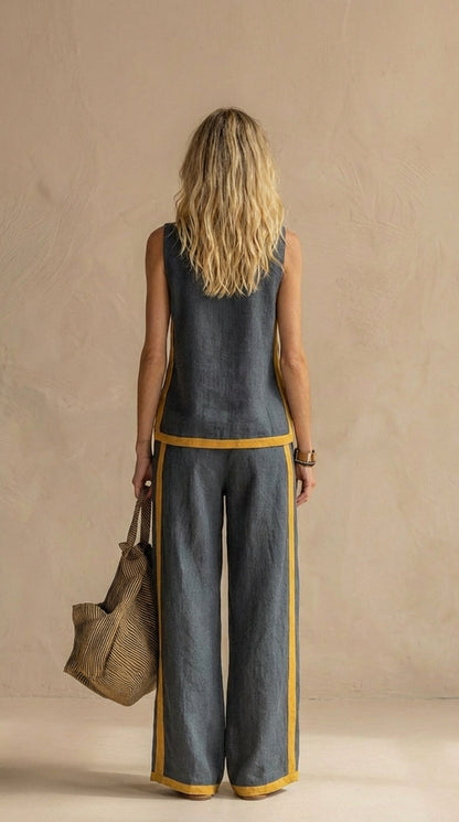 Judy | Breezy Linen-Look Two-Piece Set