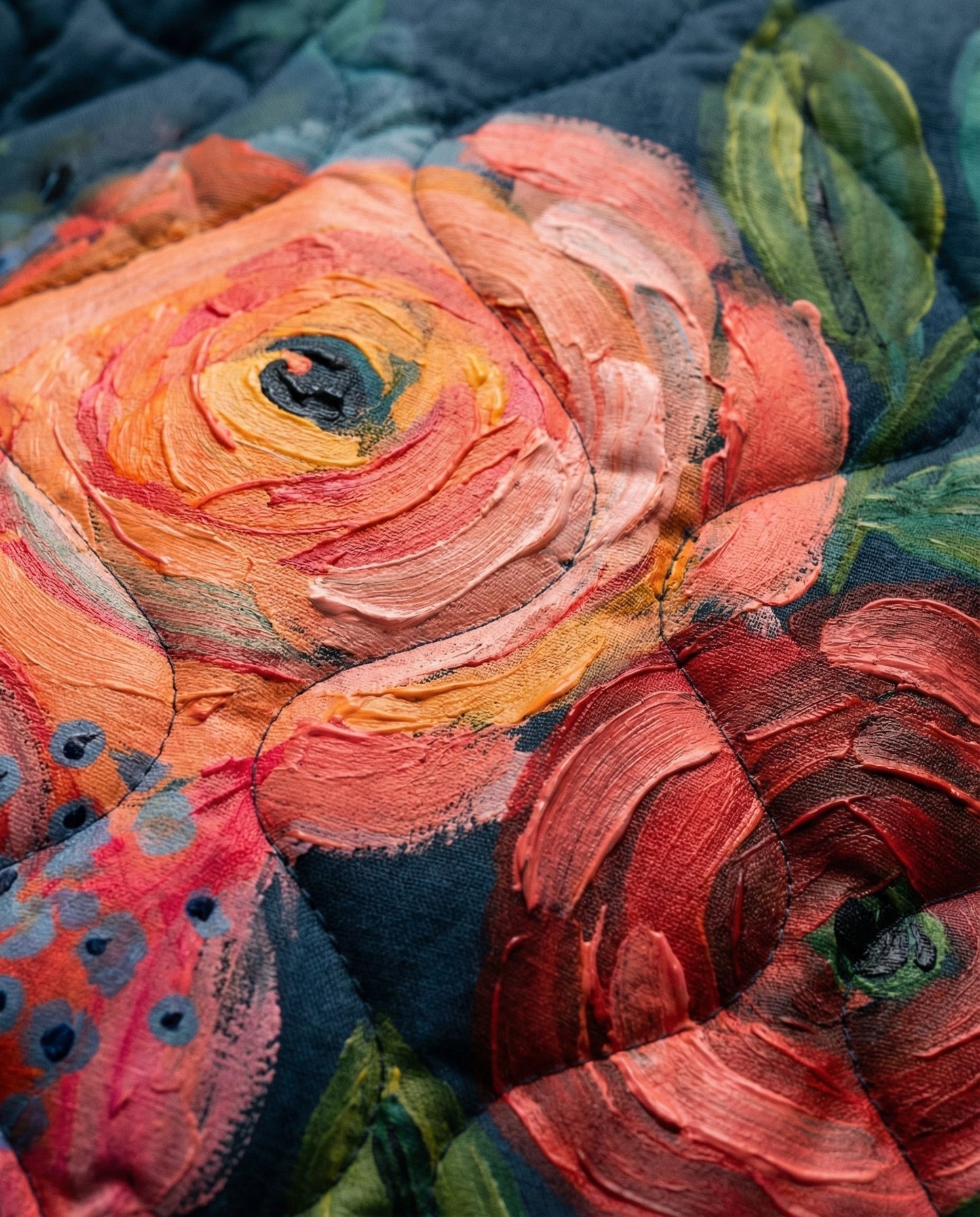 Kelly – Vintage Floral Print Quilted Jacket