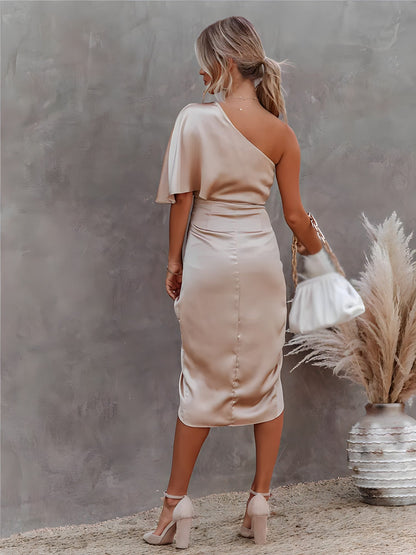 Ally | Elegant Satin Party Dress