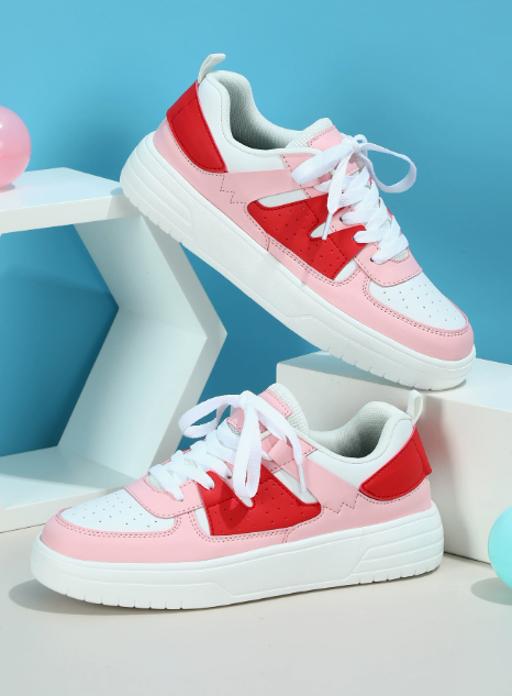 Janelle – Lace-Up Platform Sneakers