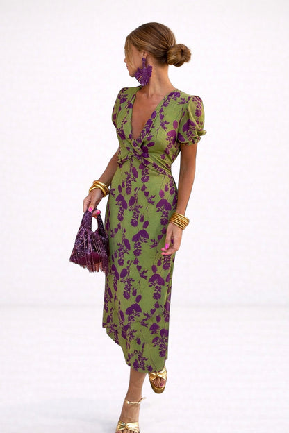 Nola | Colourful Summer Print Dress