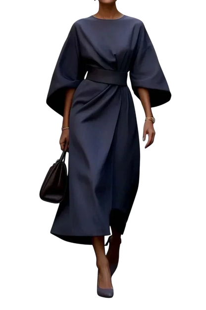 Carla | Elegant Lantern Sleeve Dress