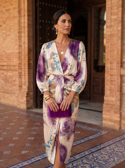 Mila | Elegant V-Neck Dress