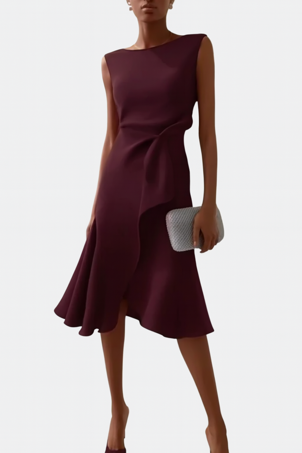 Romilly | Draped Asymmetric Midi