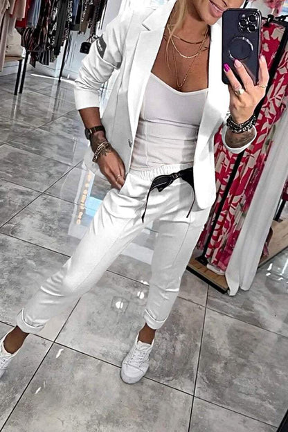 Caitlin | Relaxed Solid Colour Two-Piece Set for Women