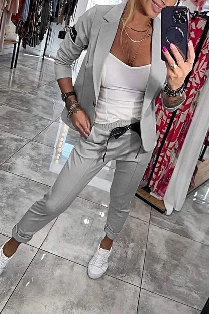 Caitlin | Relaxed Solid Colour Two-Piece Set for Women